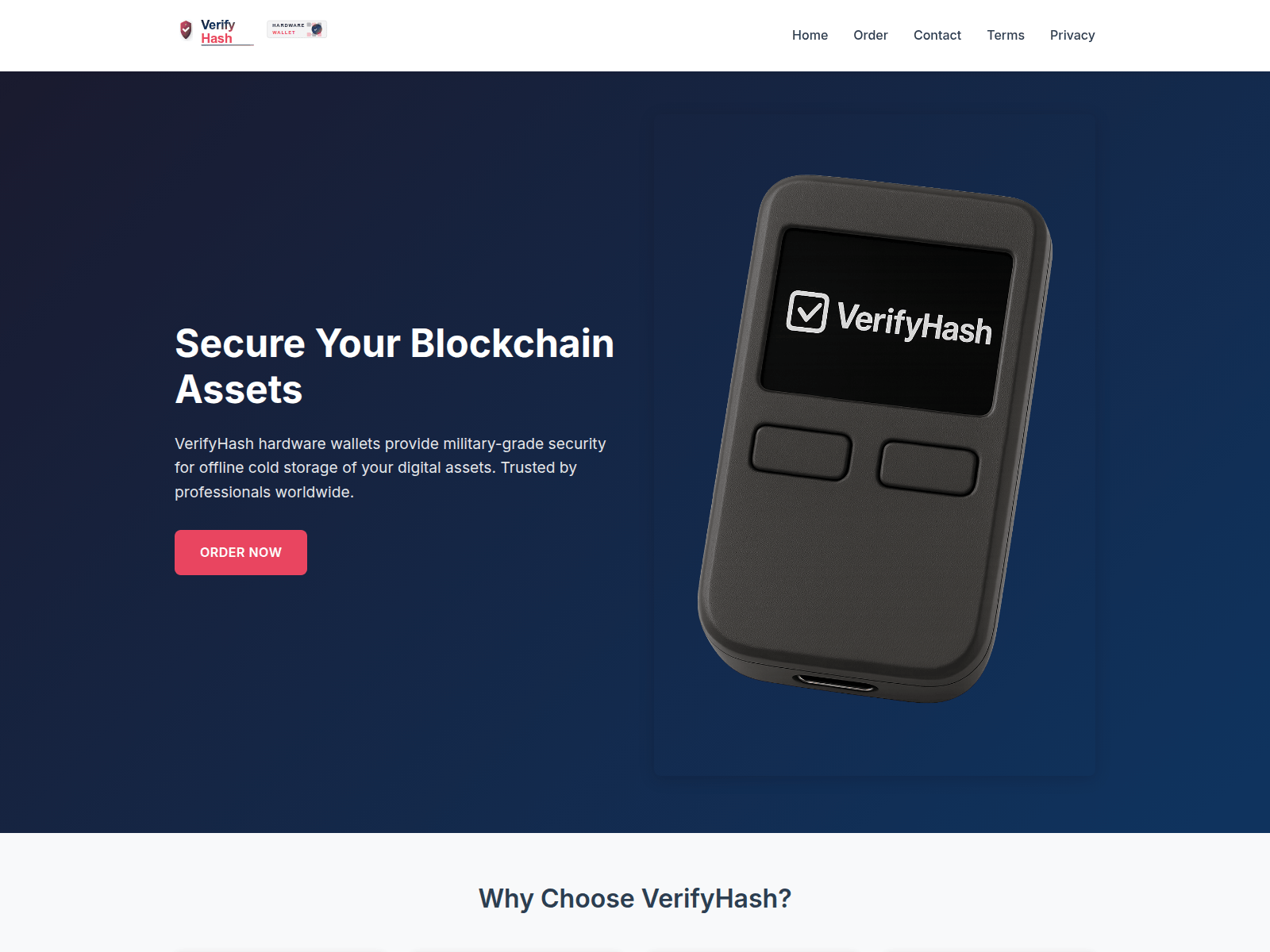 Screenshot of verifyhash.eu.com
