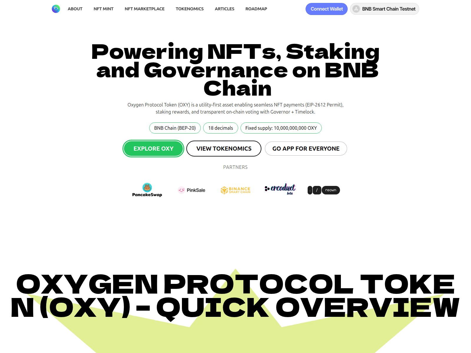 Screenshot of oxygenprotocol.space