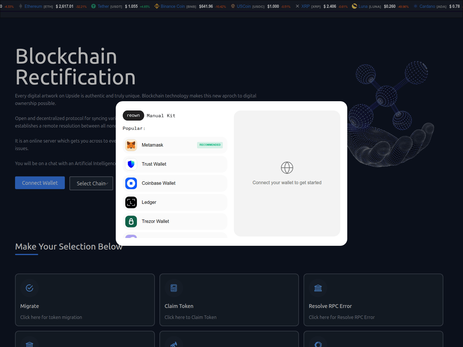 Screenshot of appendaffix.com