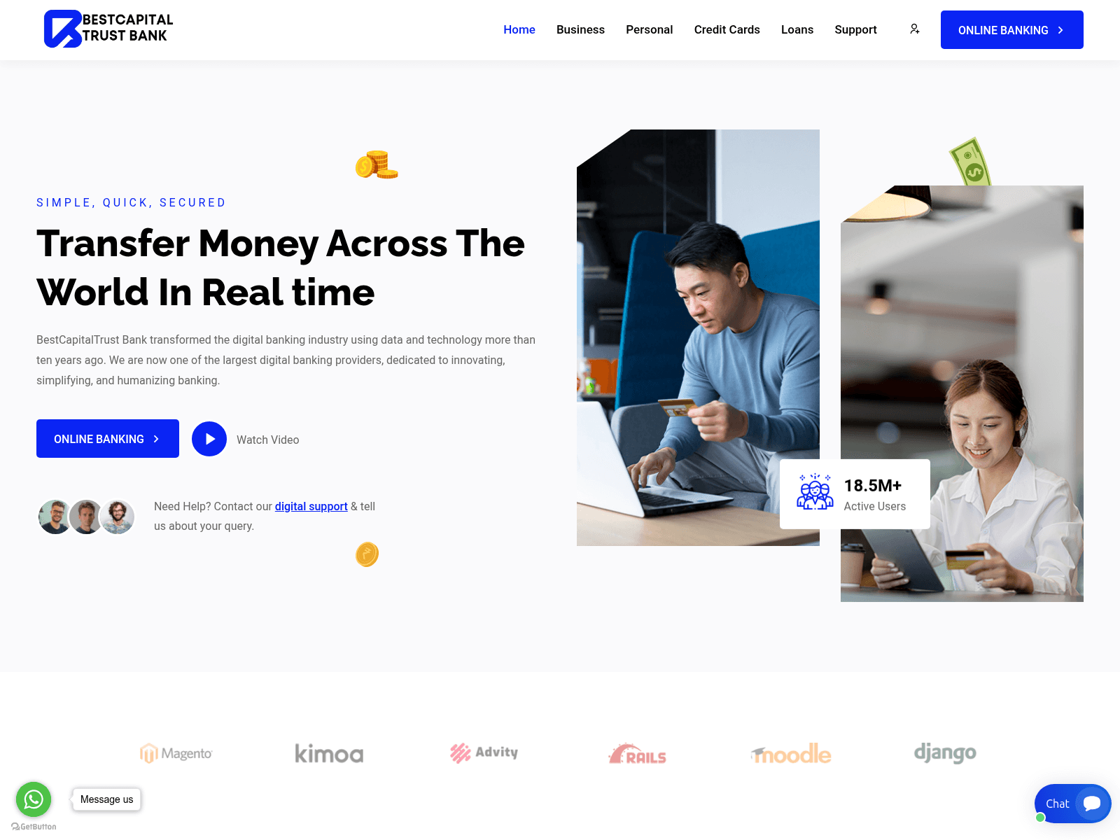 Screenshot of bestcapitaltrust.cc