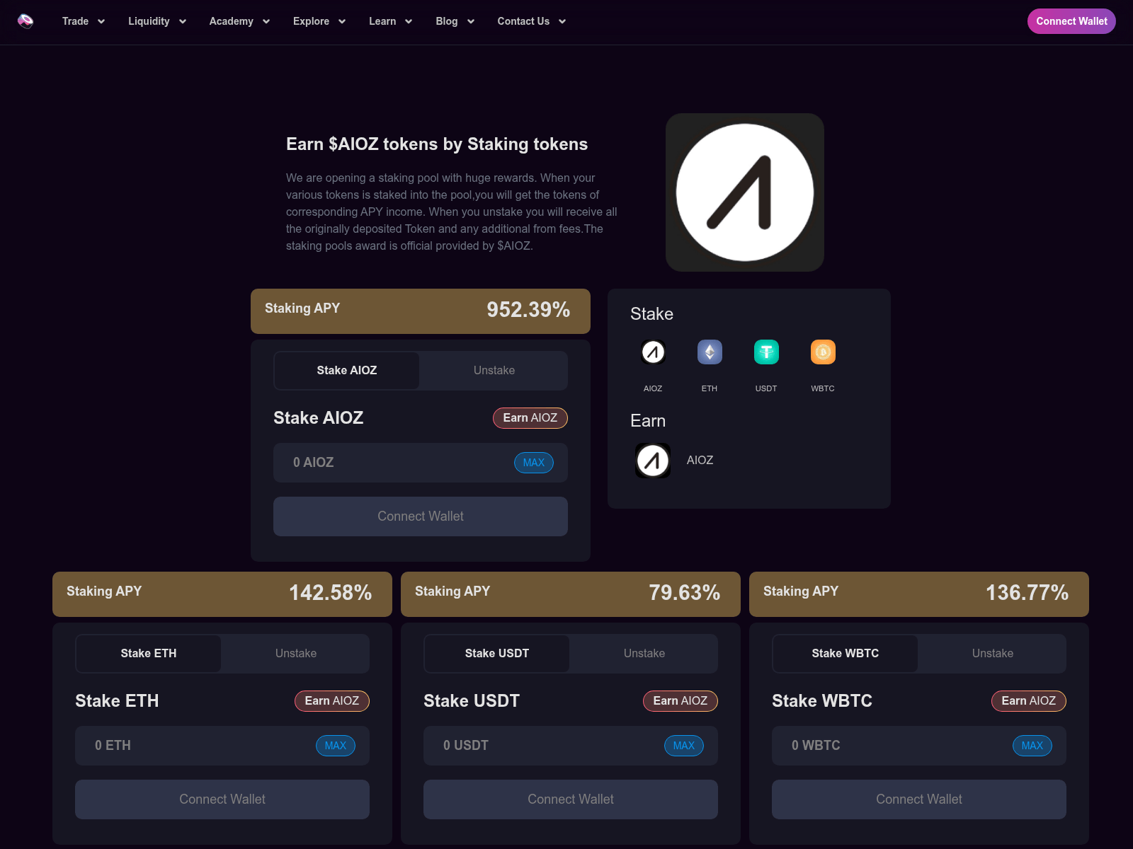 Screenshot of aioz-sushi.pro