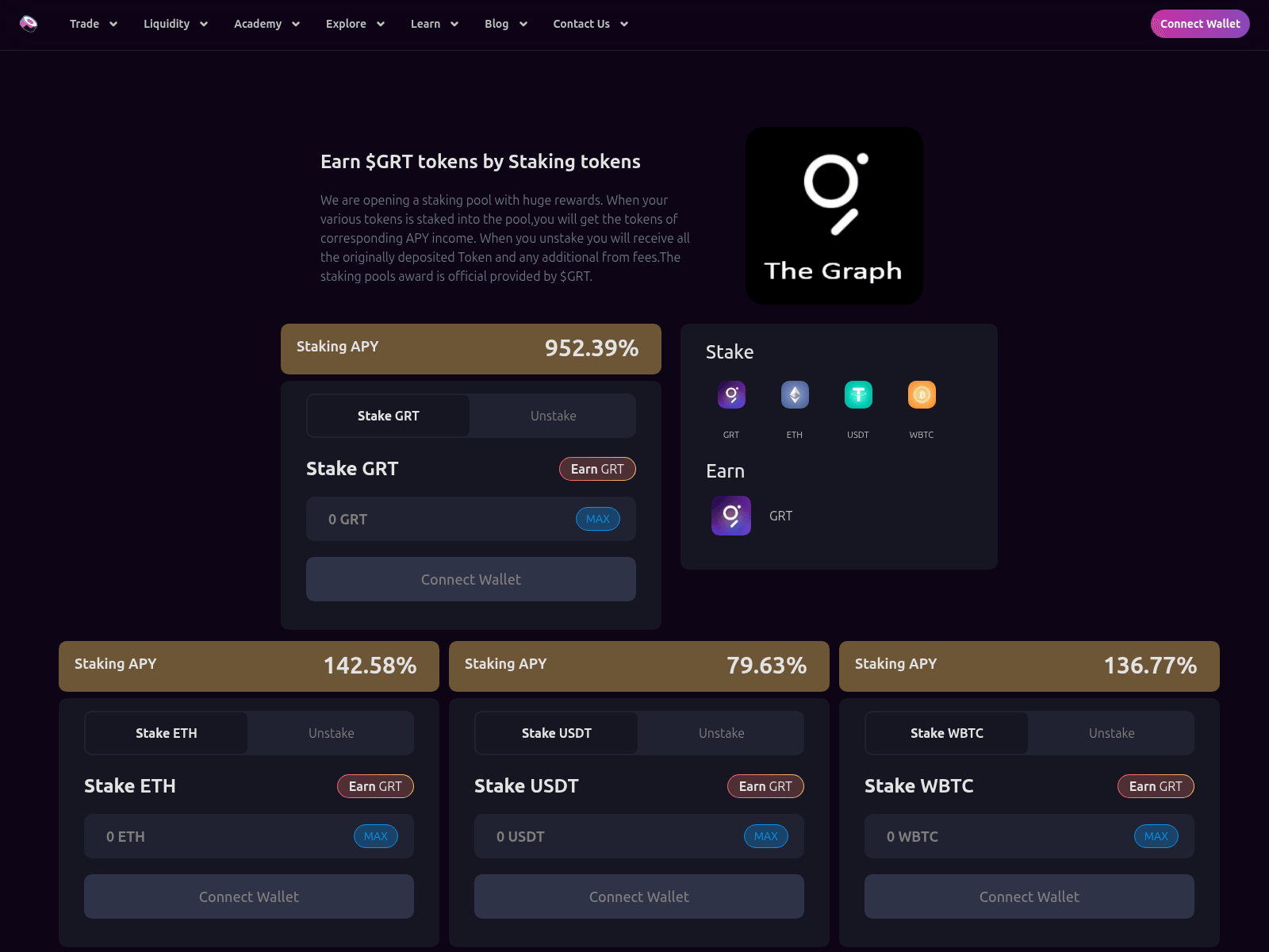 Screenshot of sushi-grt.xyz