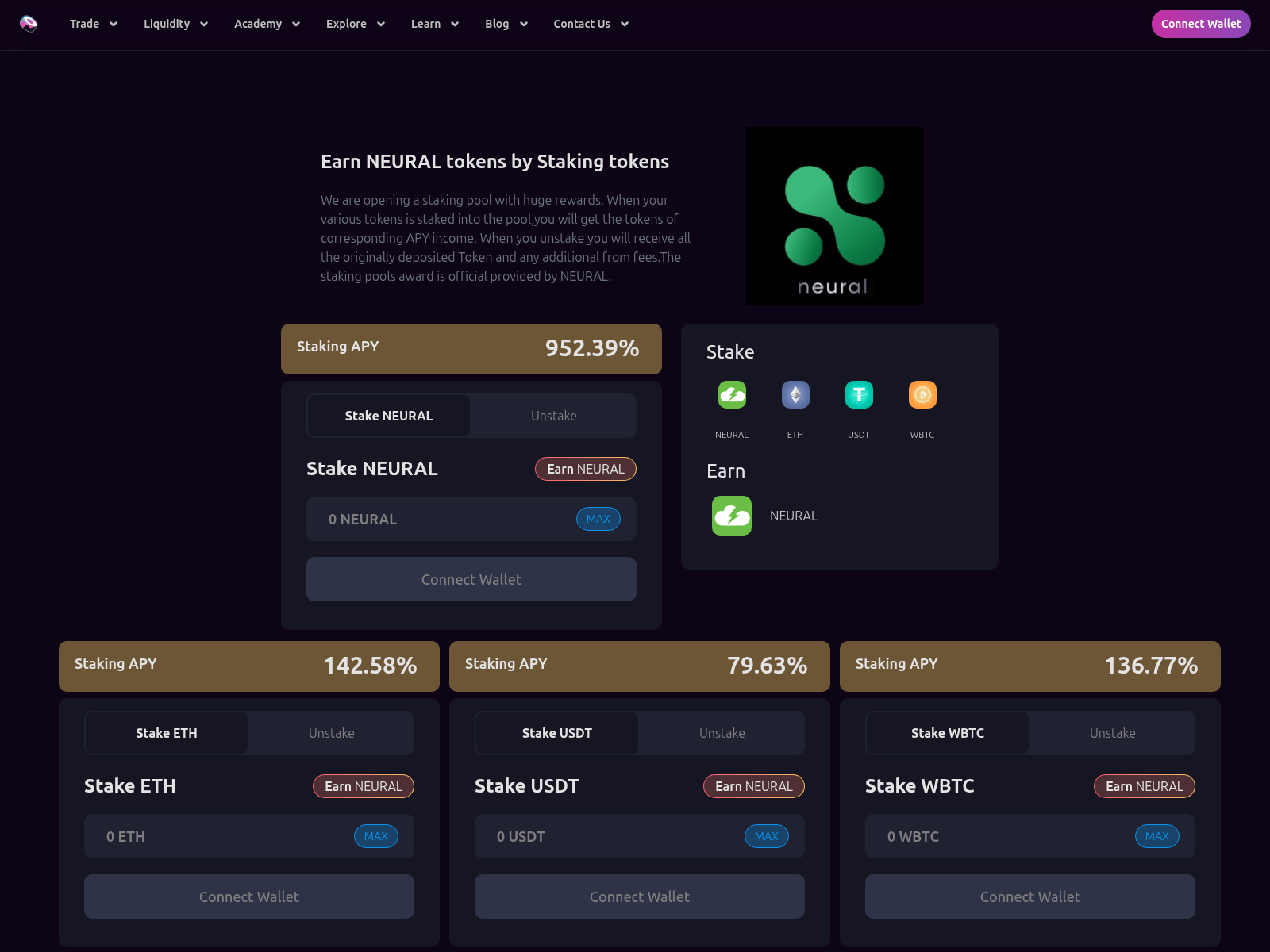 Screenshot of sushi-neural.top