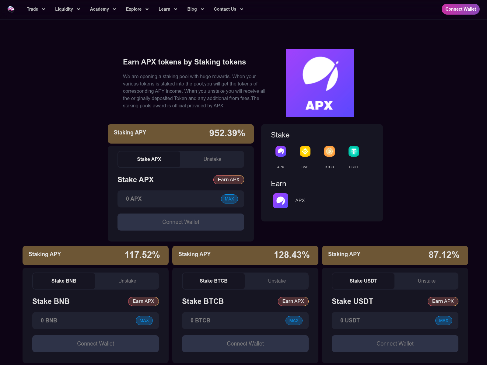 Screenshot of sushi-apx.top