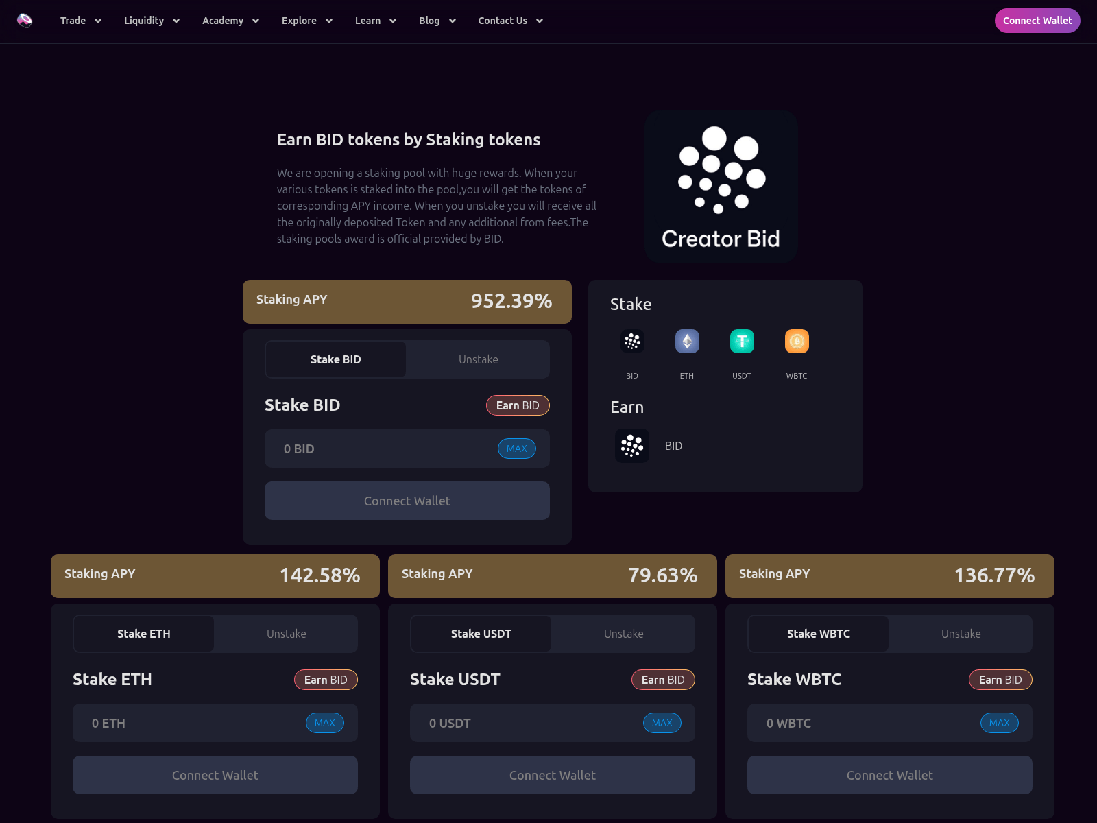 Screenshot of sushi-bid.top