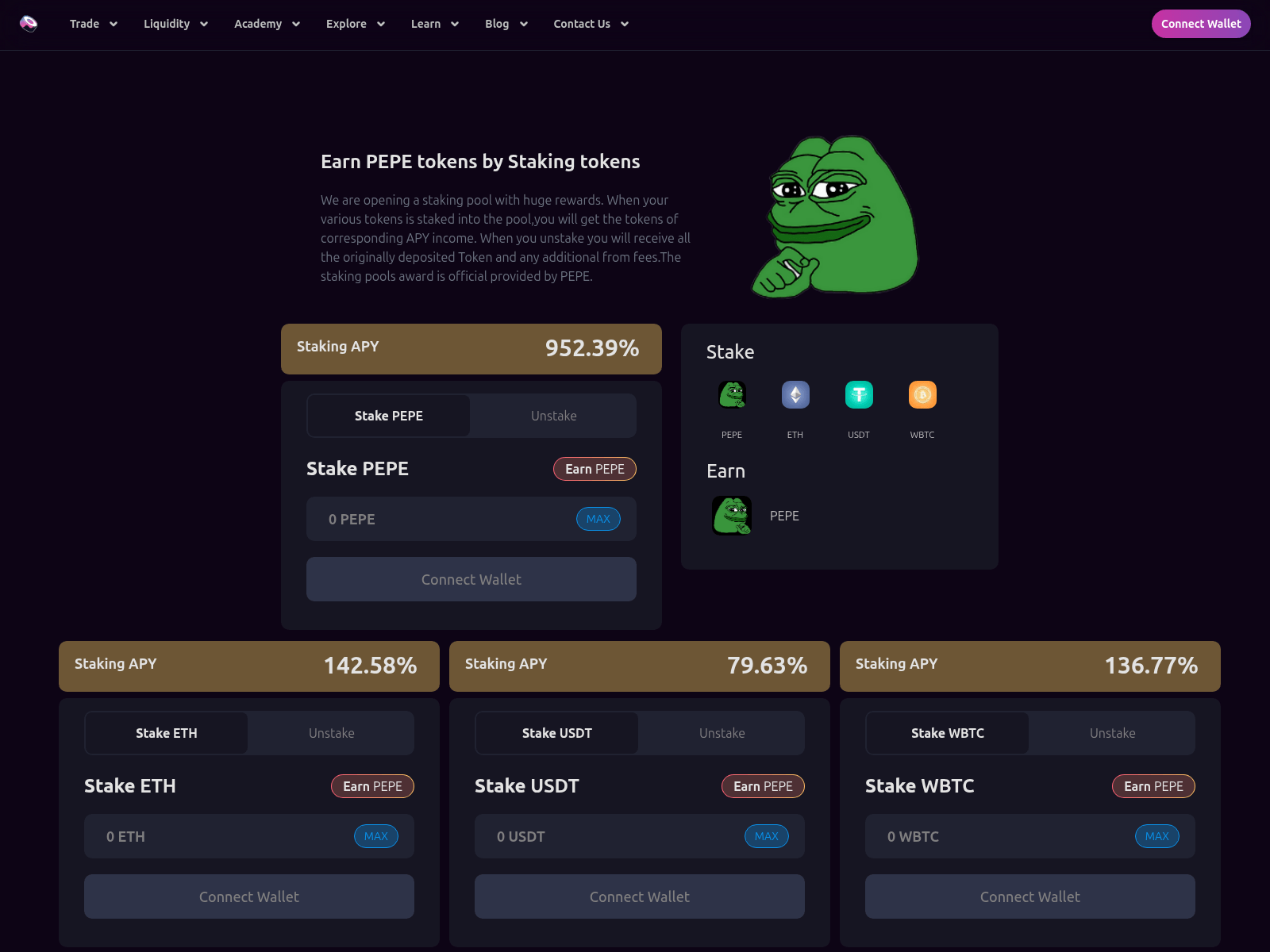 Screenshot of sushi-pepe.top