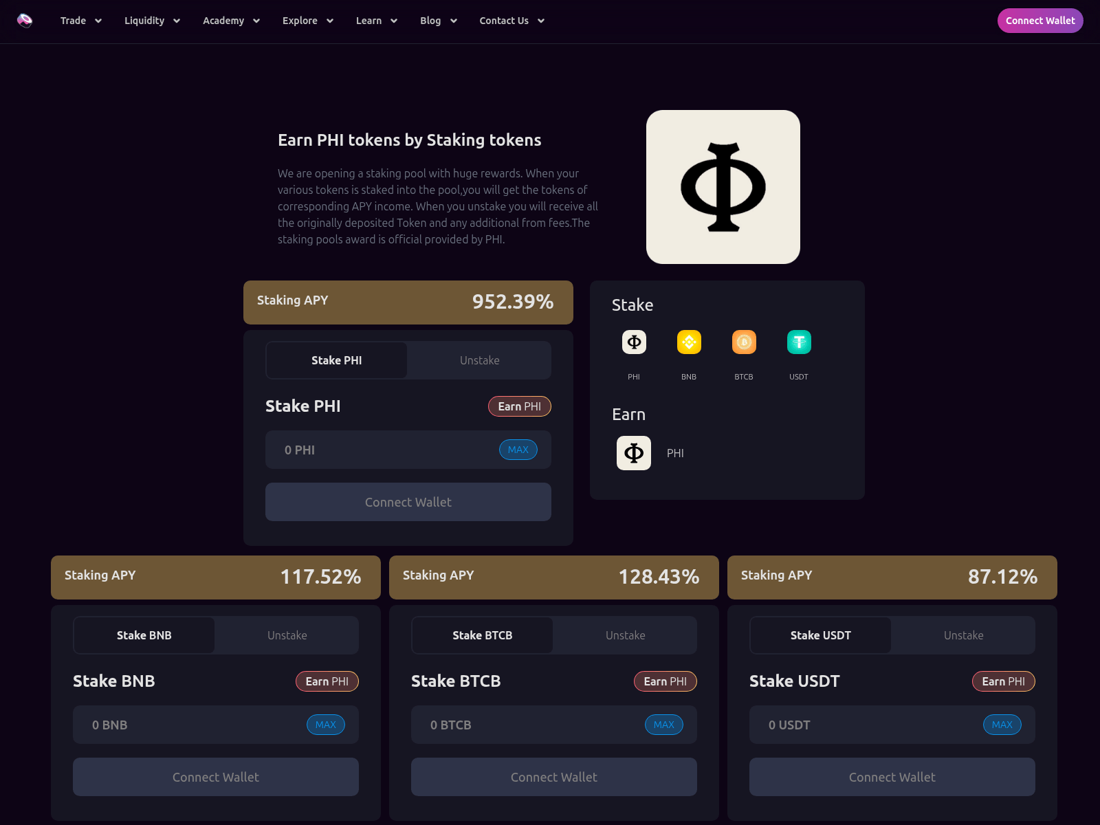 Screenshot of sushi-phi.top