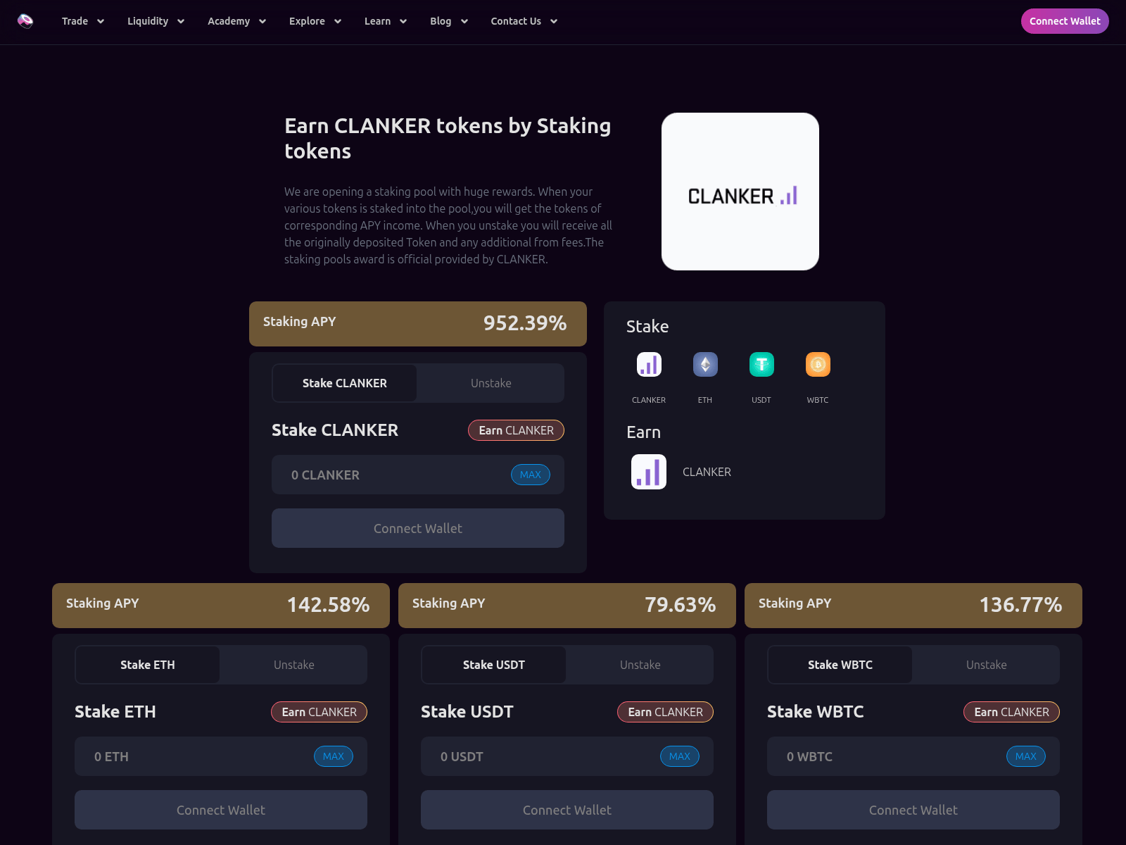 Screenshot of sushi-clanker.top