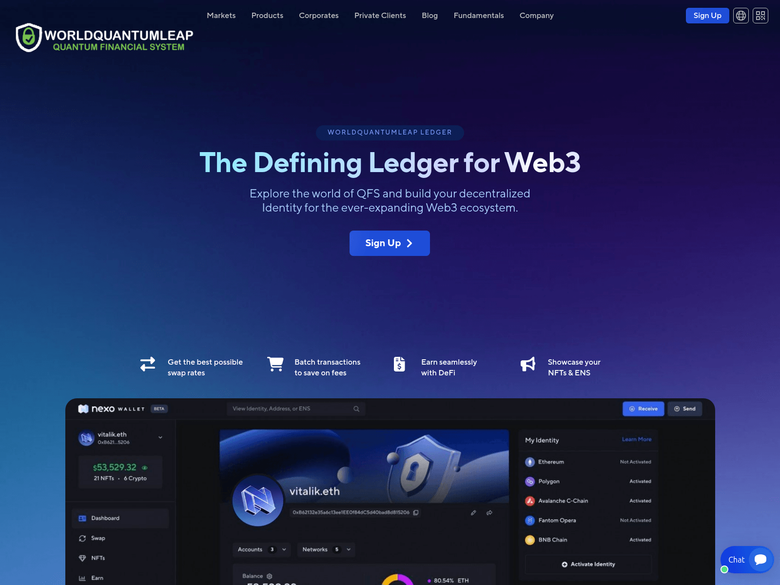 Screenshot of mail.world-quantumleap.com