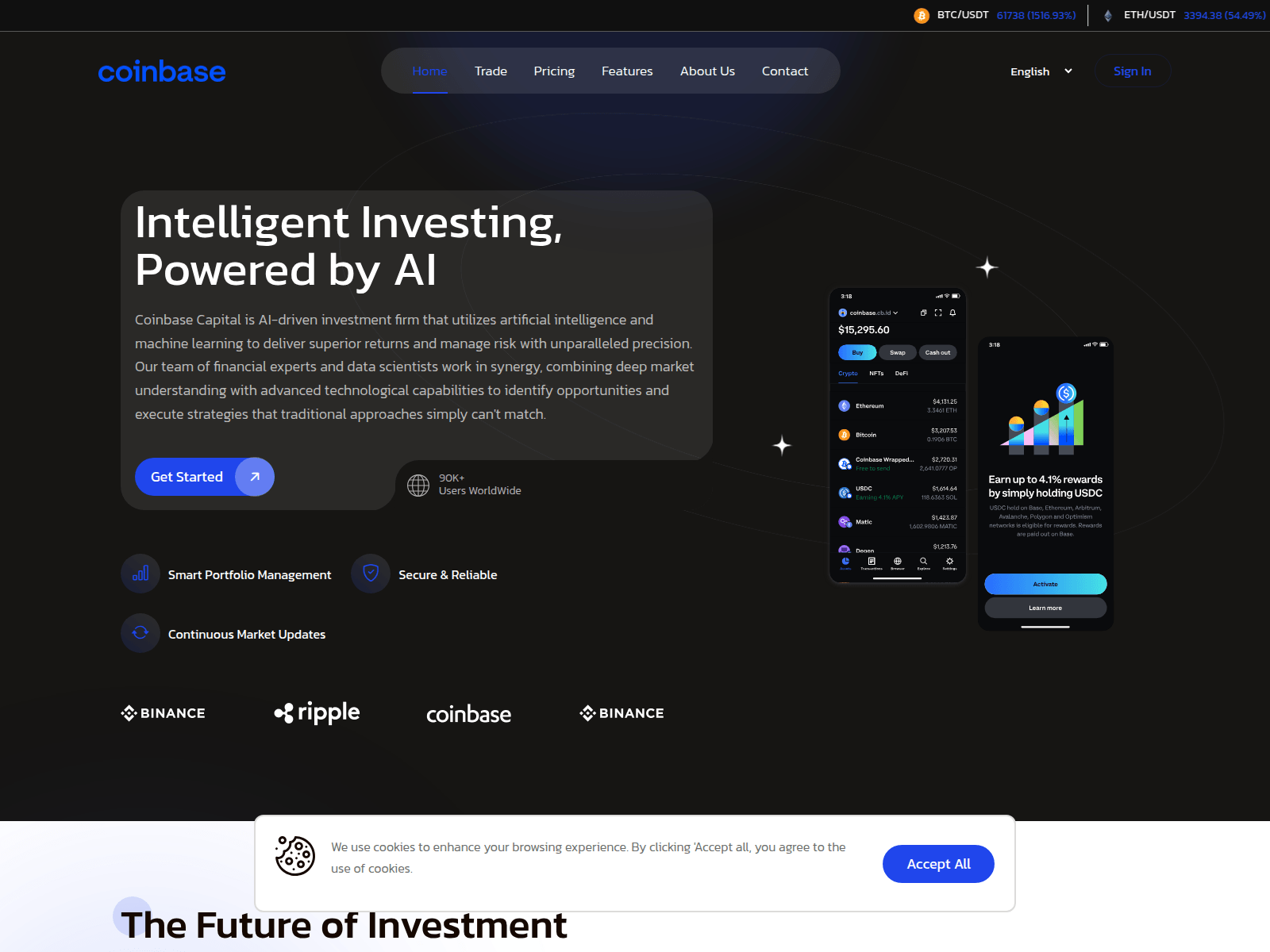 Screenshot of coinbase-capital.com