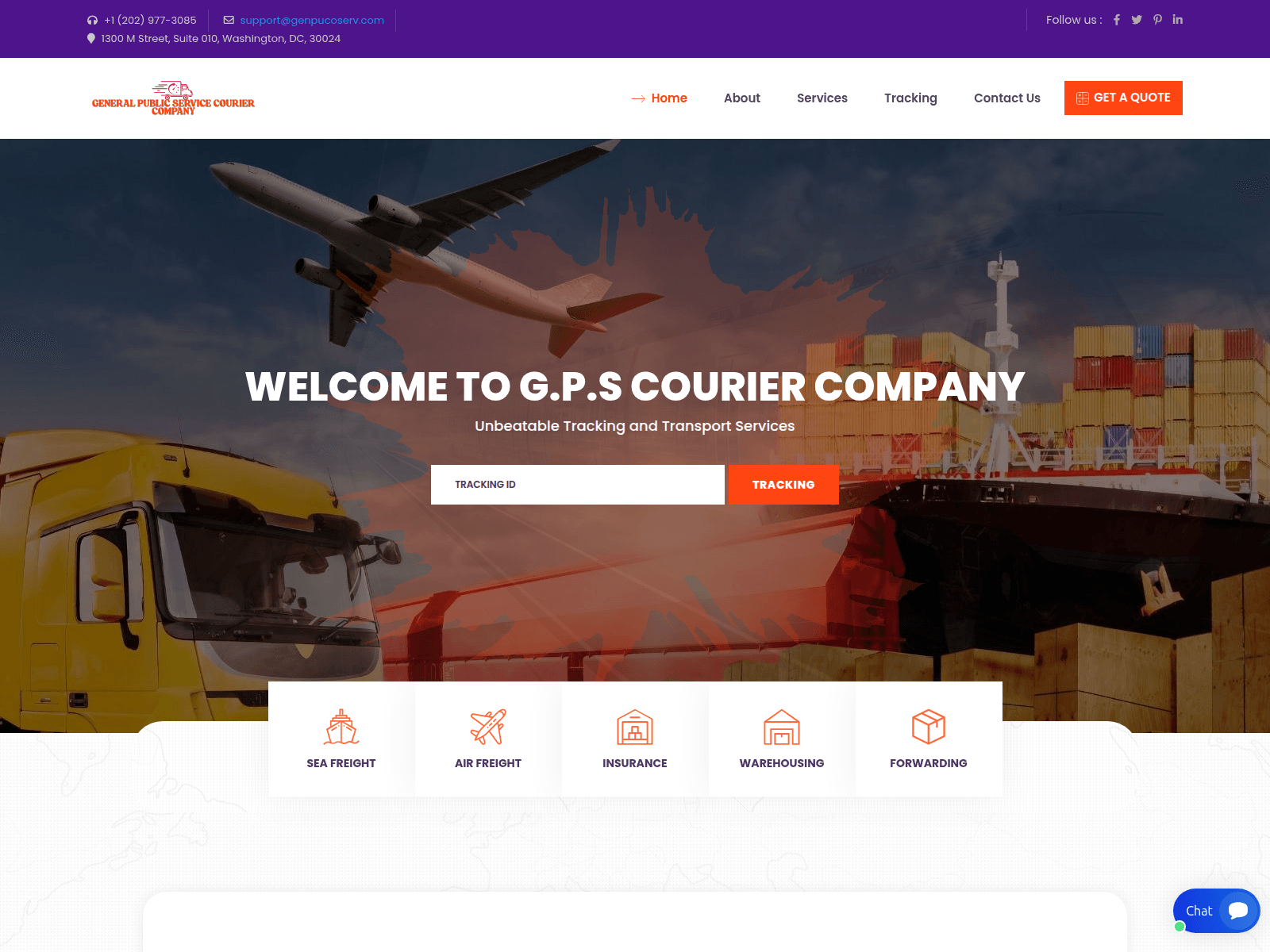 Screenshot of genpucoserv.com