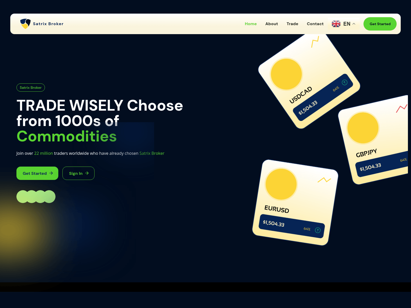 Screenshot of satrixbroker.xyz
