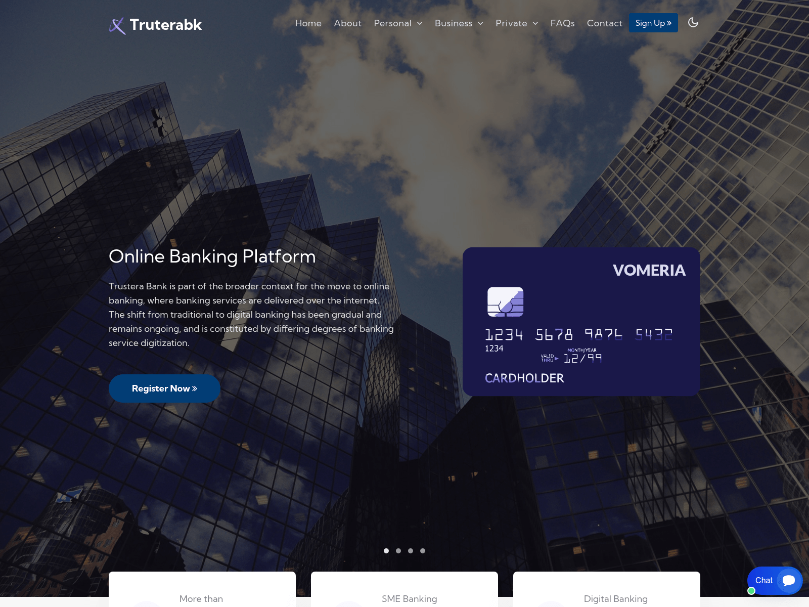 Screenshot of truterabk.com