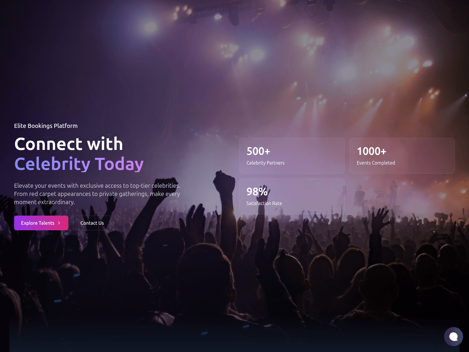 Screenshot of elitebookings.pro
