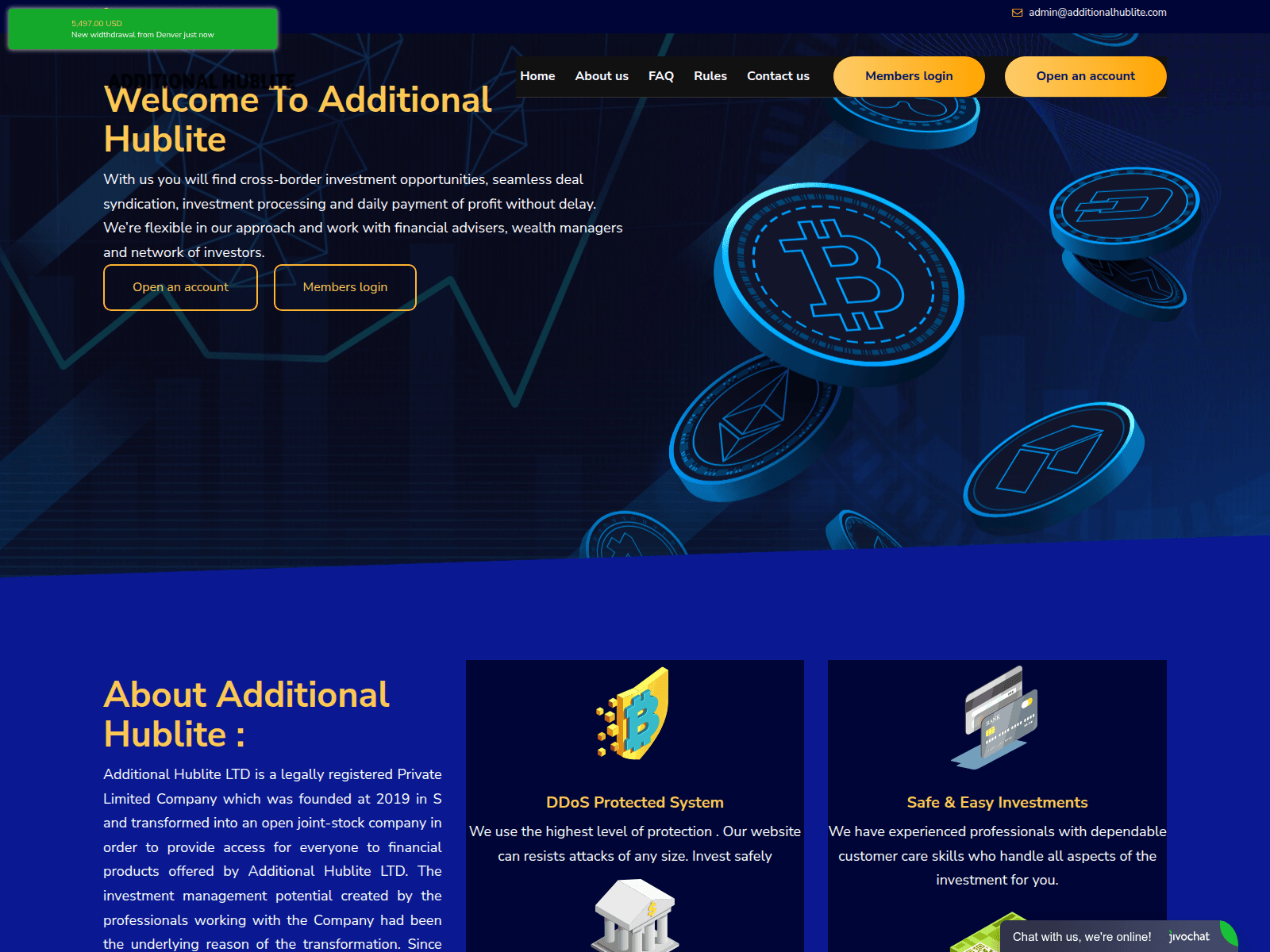Screenshot of additionalhublite.com.wexbull.com