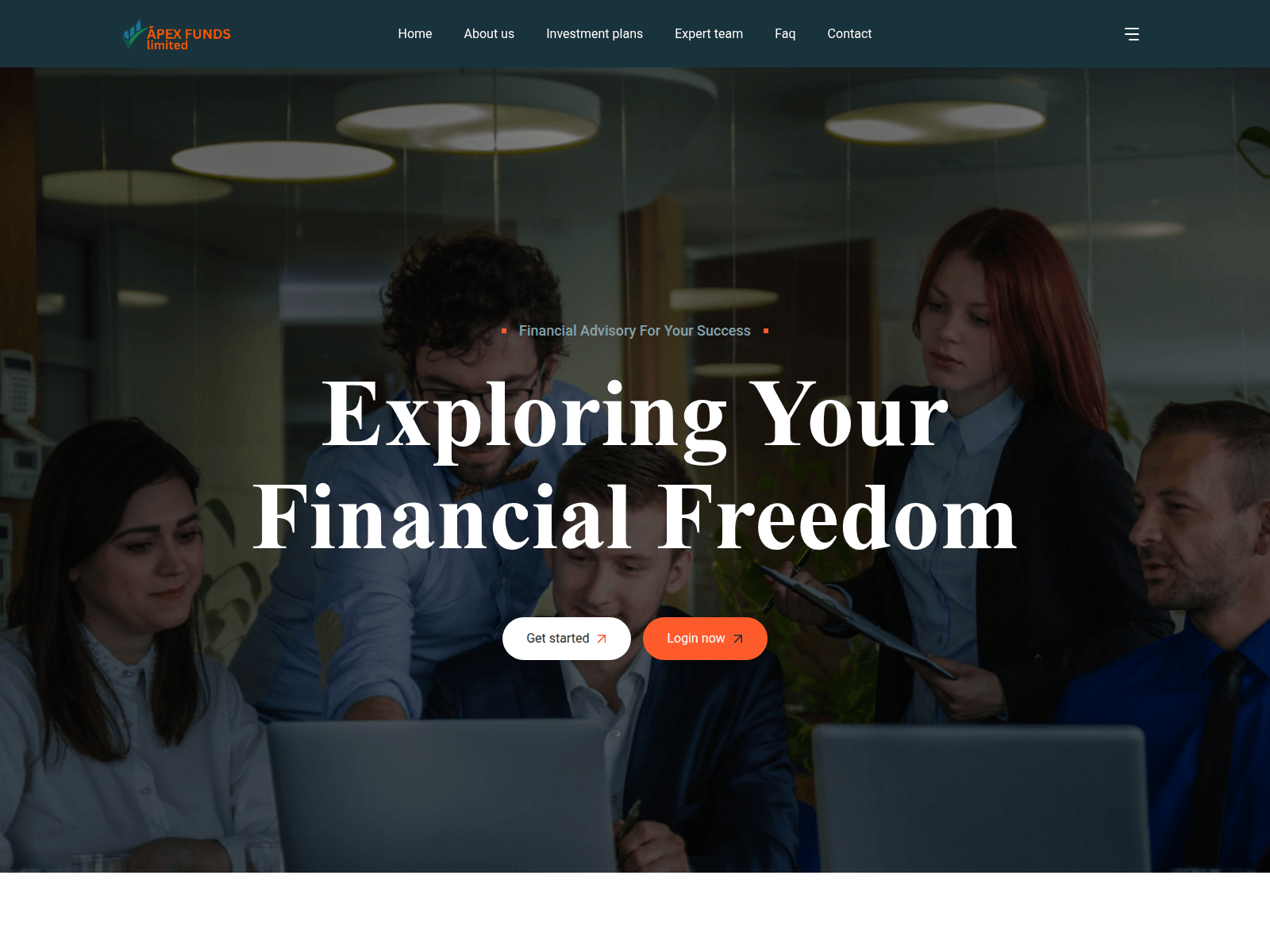 Screenshot of apexfundslimited.com