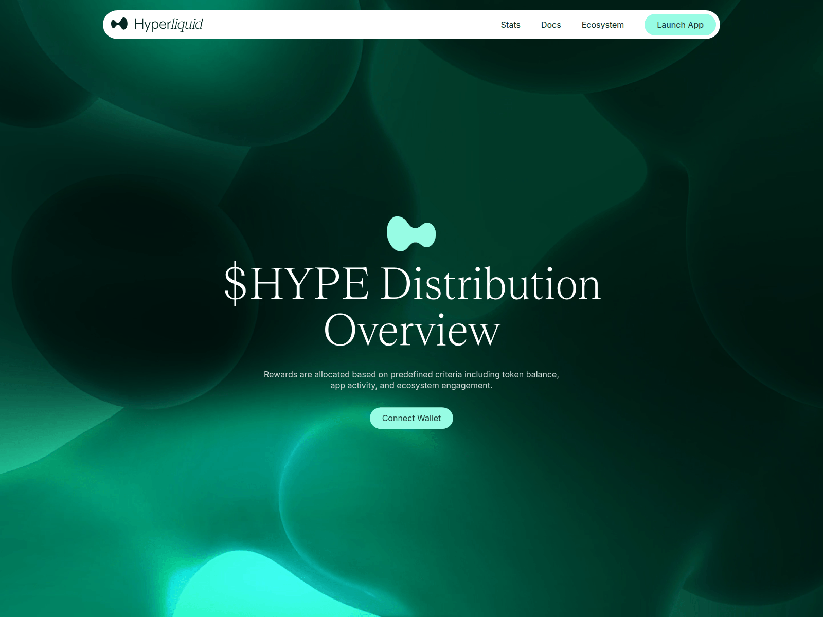 Screenshot of distributions-hyperliquid.xyz