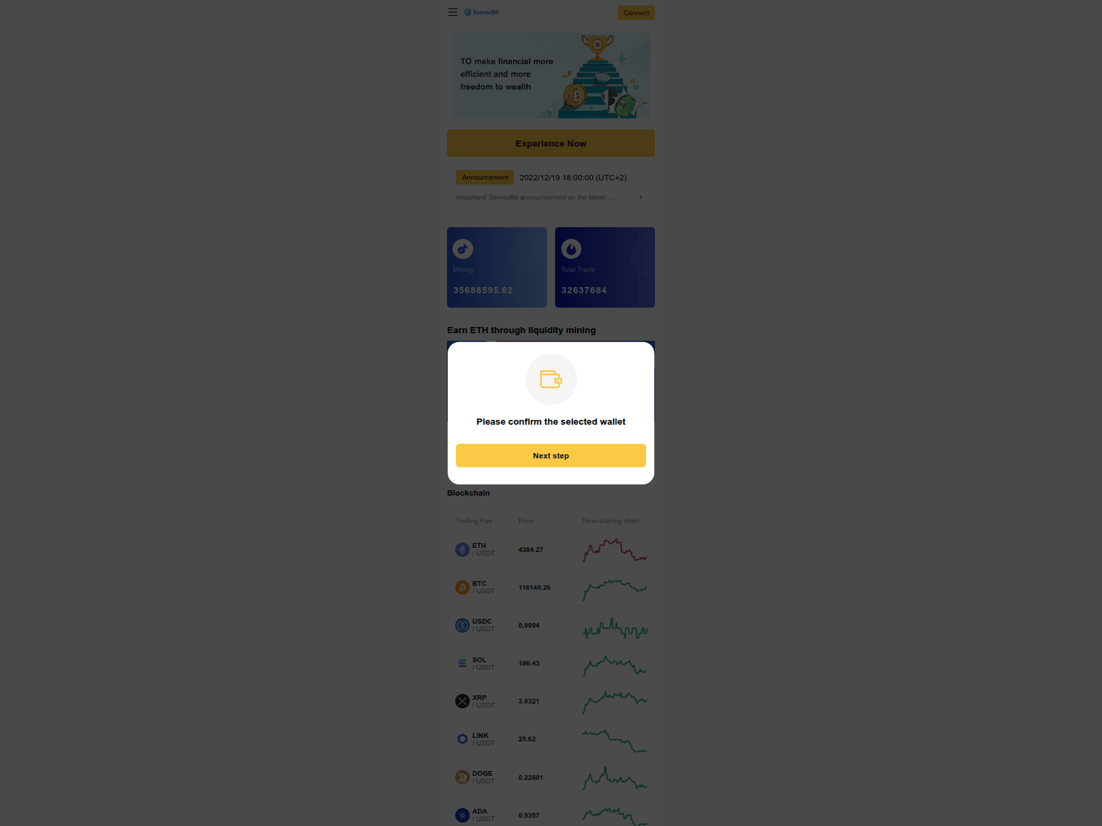 Screenshot of semexbit.com