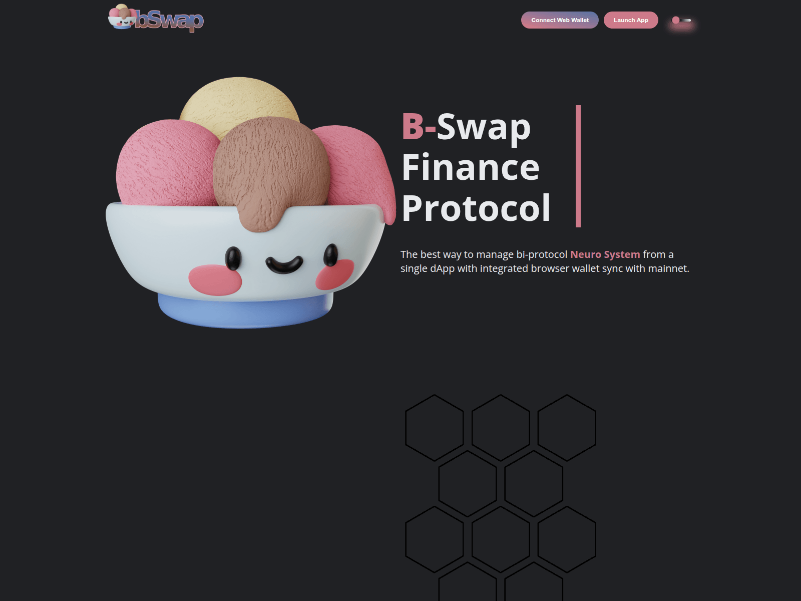 Screenshot of bswap-finance.web.app