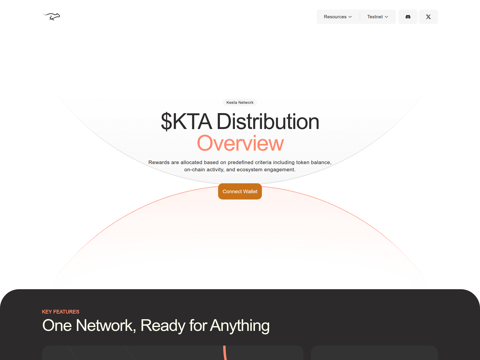 Screenshot of allocation-keeta.network