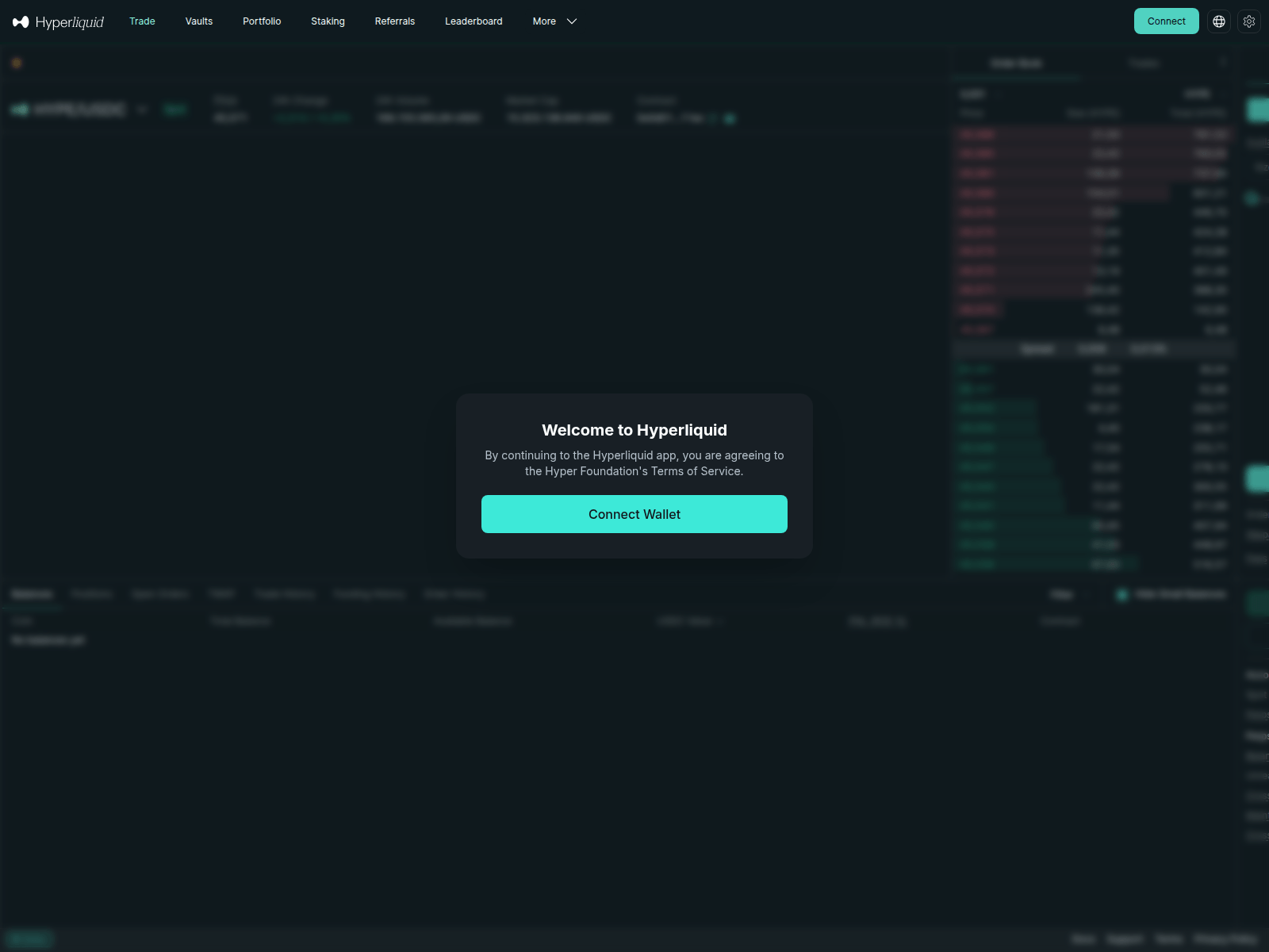 Screenshot of app-hyperllquld.top