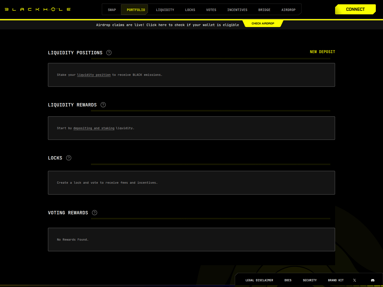 Screenshot of claims-blackhole.xyz