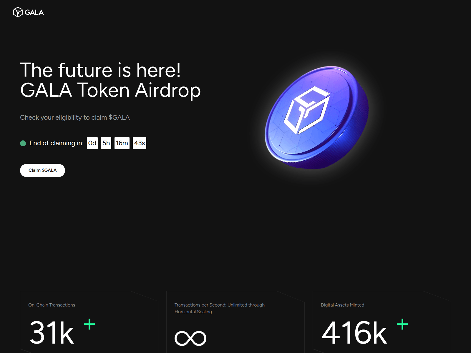 Screenshot of gala-event.app