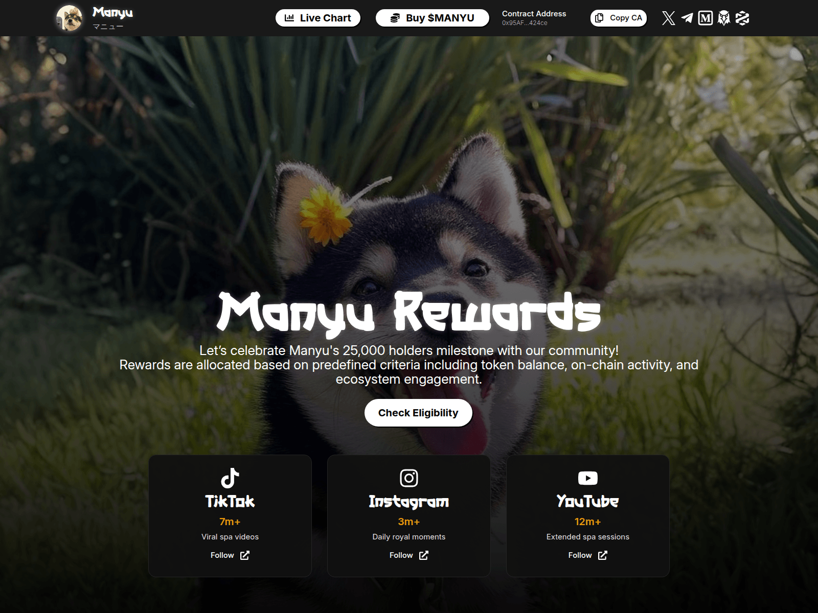 Screenshot of distributions-manyushiba.com