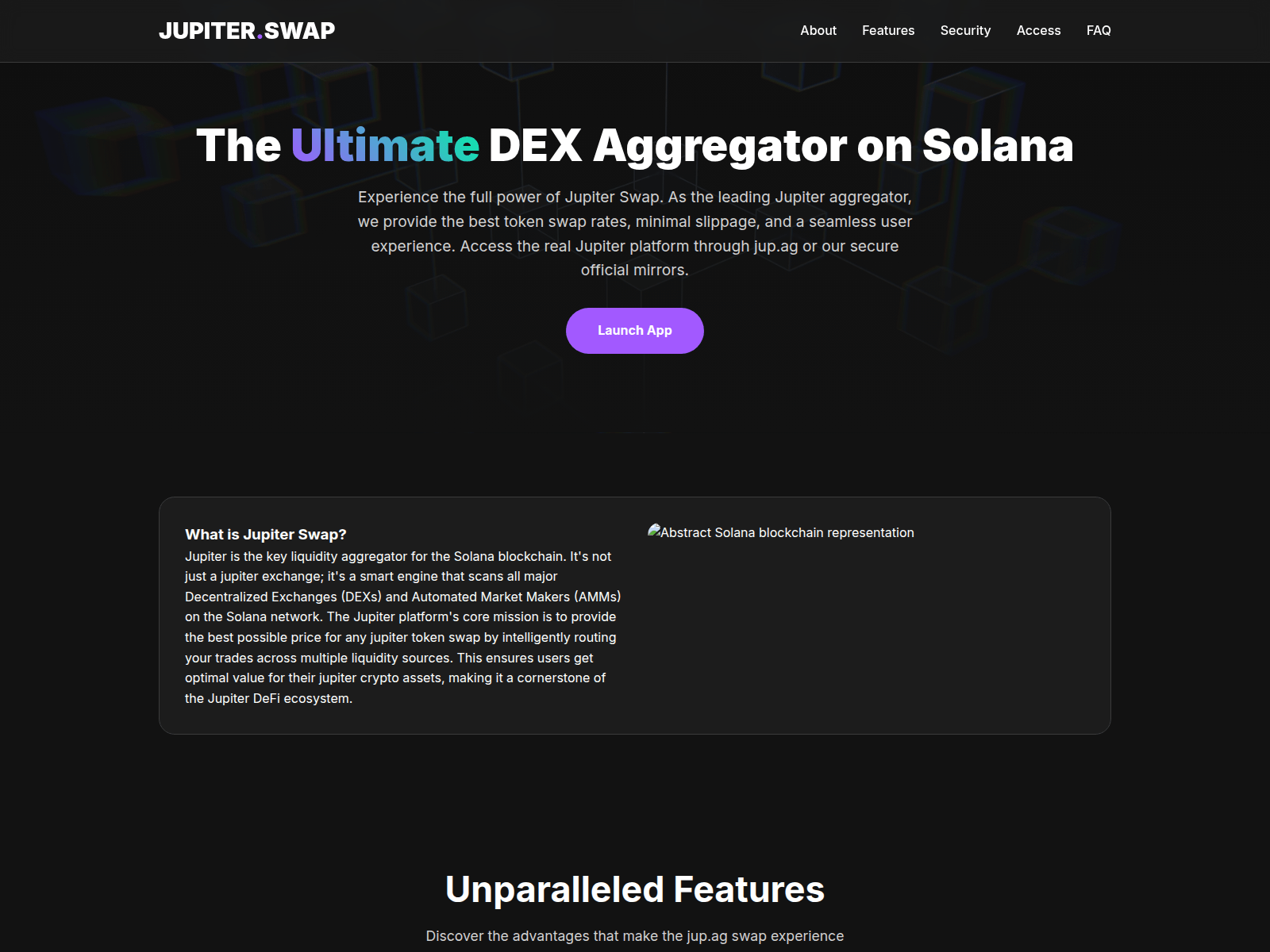 Screenshot of jupiter-defi.com