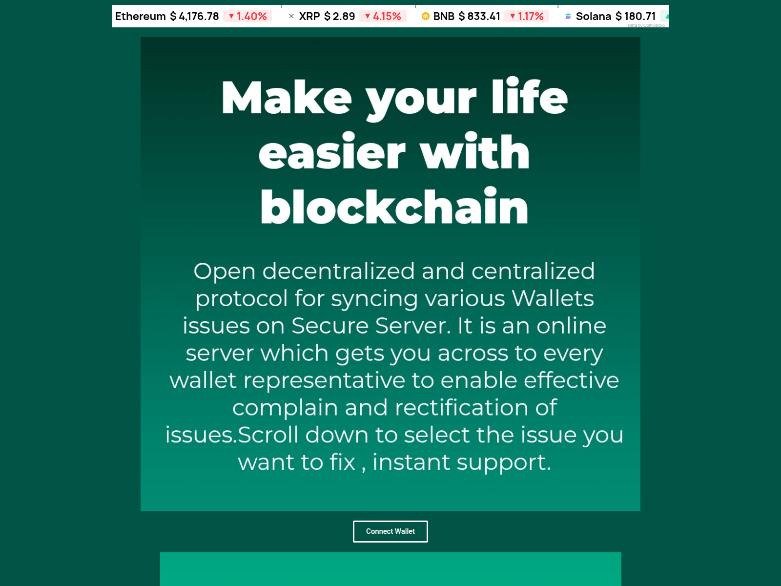 Screenshot of suportprotocolsdapp.gt.tc