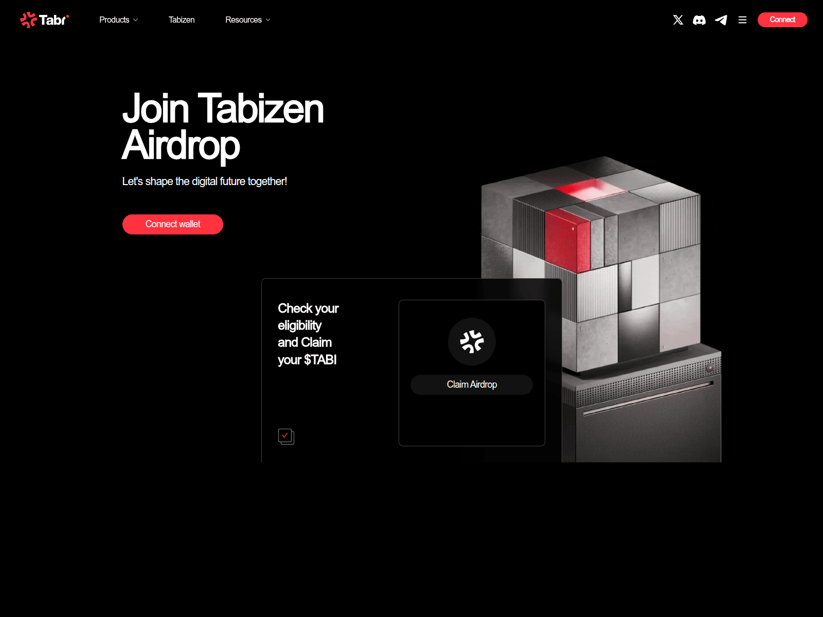 Screenshot of tabi-airdrop.website