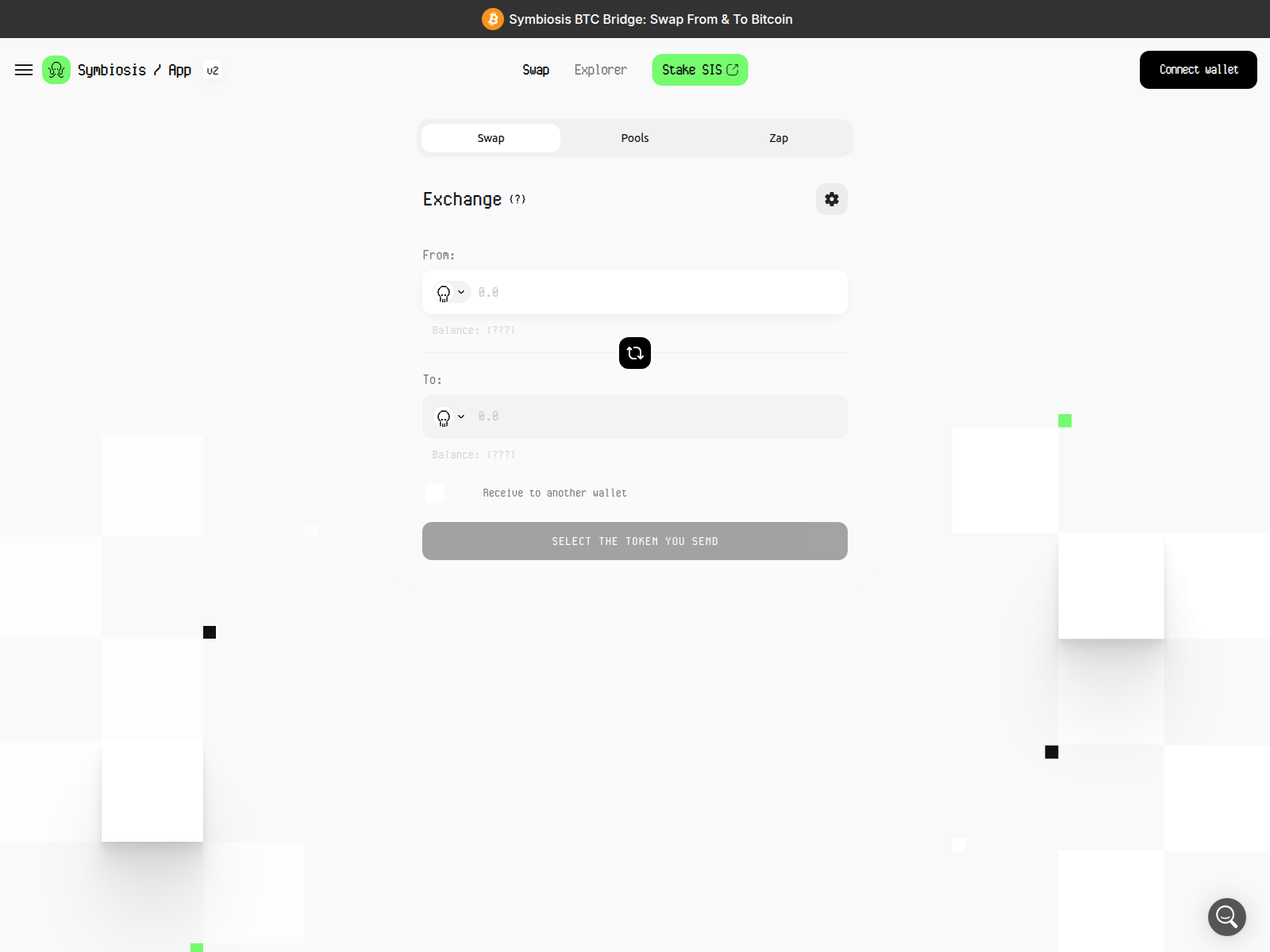 Screenshot of app.syrnbiosis.finance