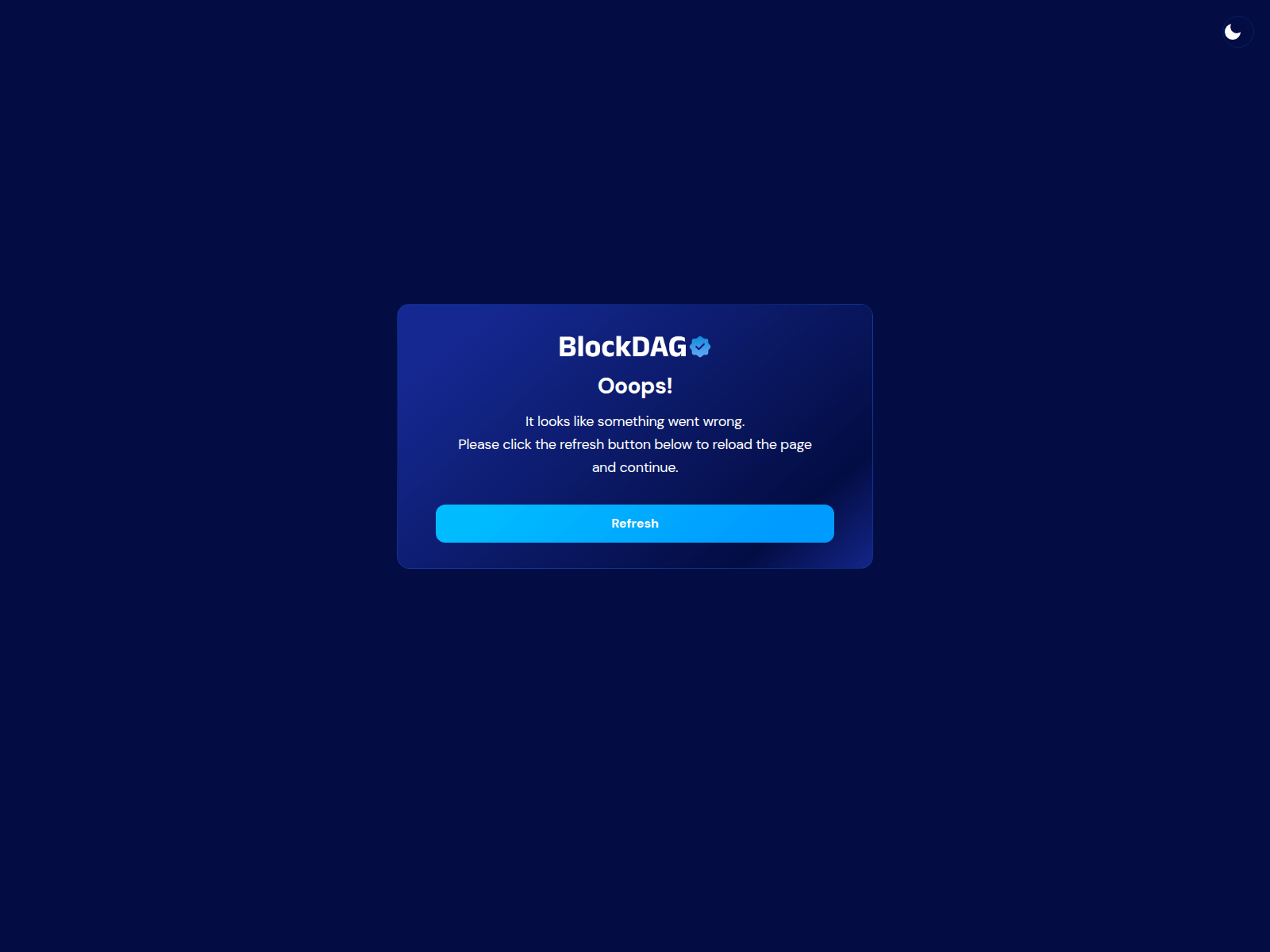 Screenshot of purchase-blockdag.world