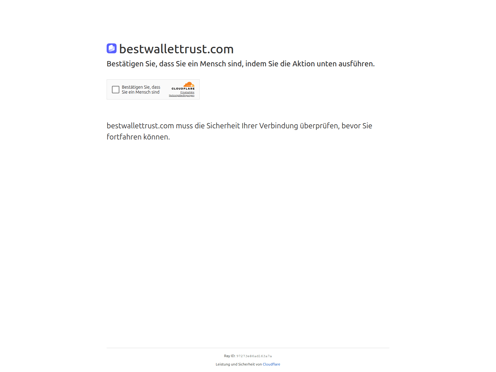 Screenshot of bestwallettrust.com