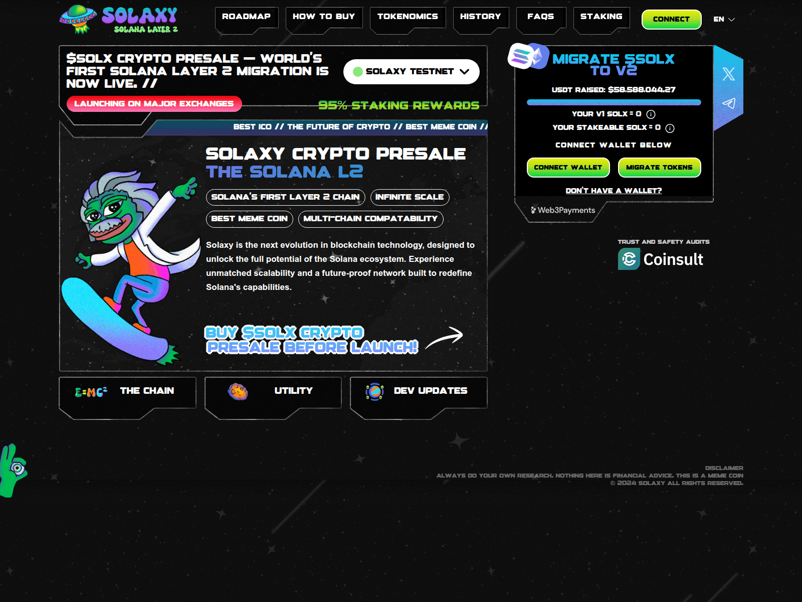 Screenshot of migrationsolaxy.io
