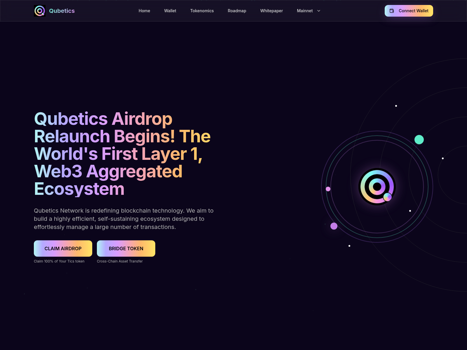 Screenshot of qubeticsresolve.com