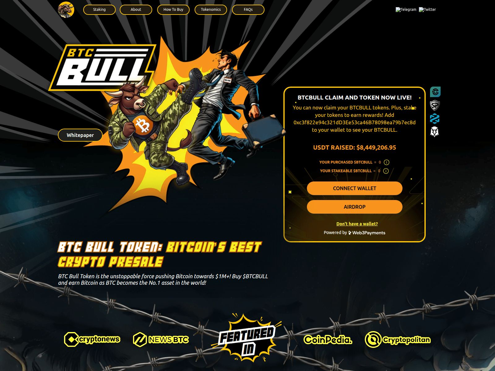 Forensic screenshot of btcbull.lol