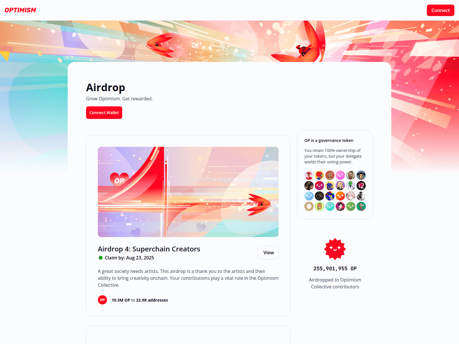 Screenshot of optimism.asia