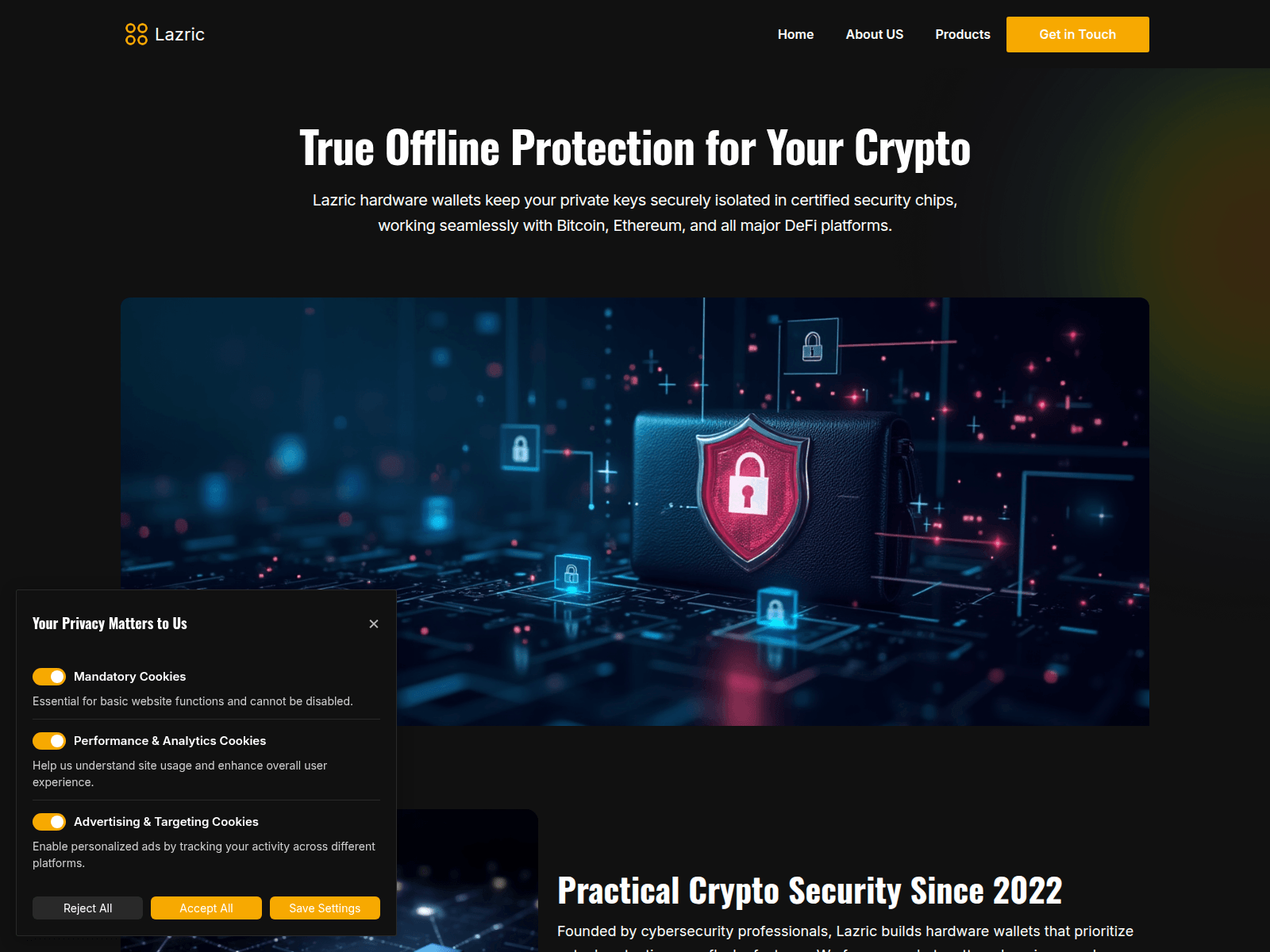 Screenshot of lazric.com