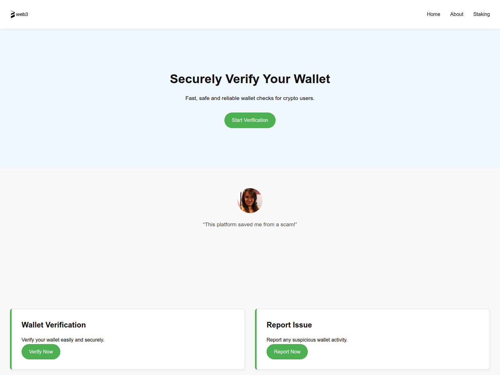 Screenshot of web3secureportal.pages.dev