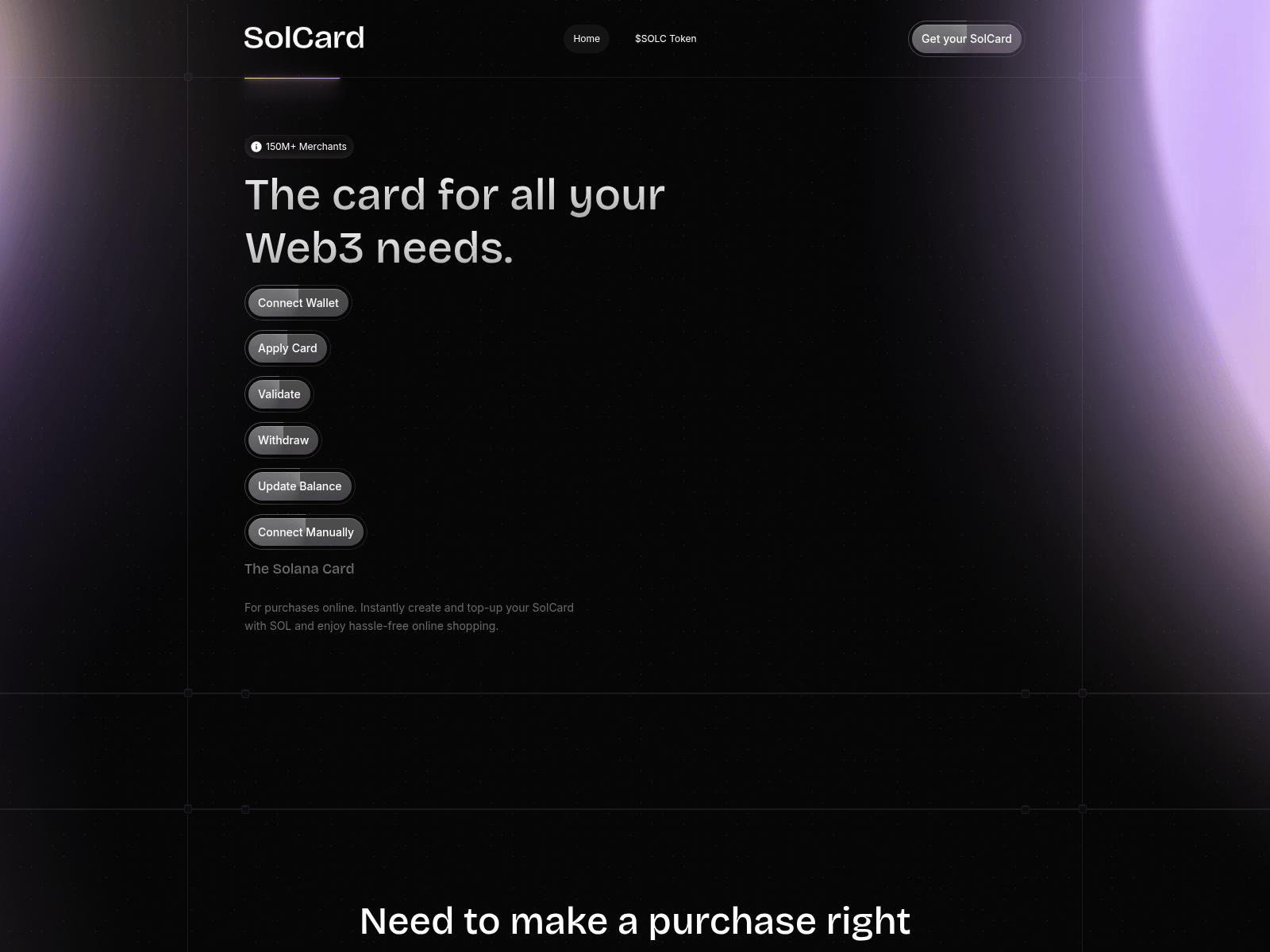 Screenshot of solcard-en.xyz