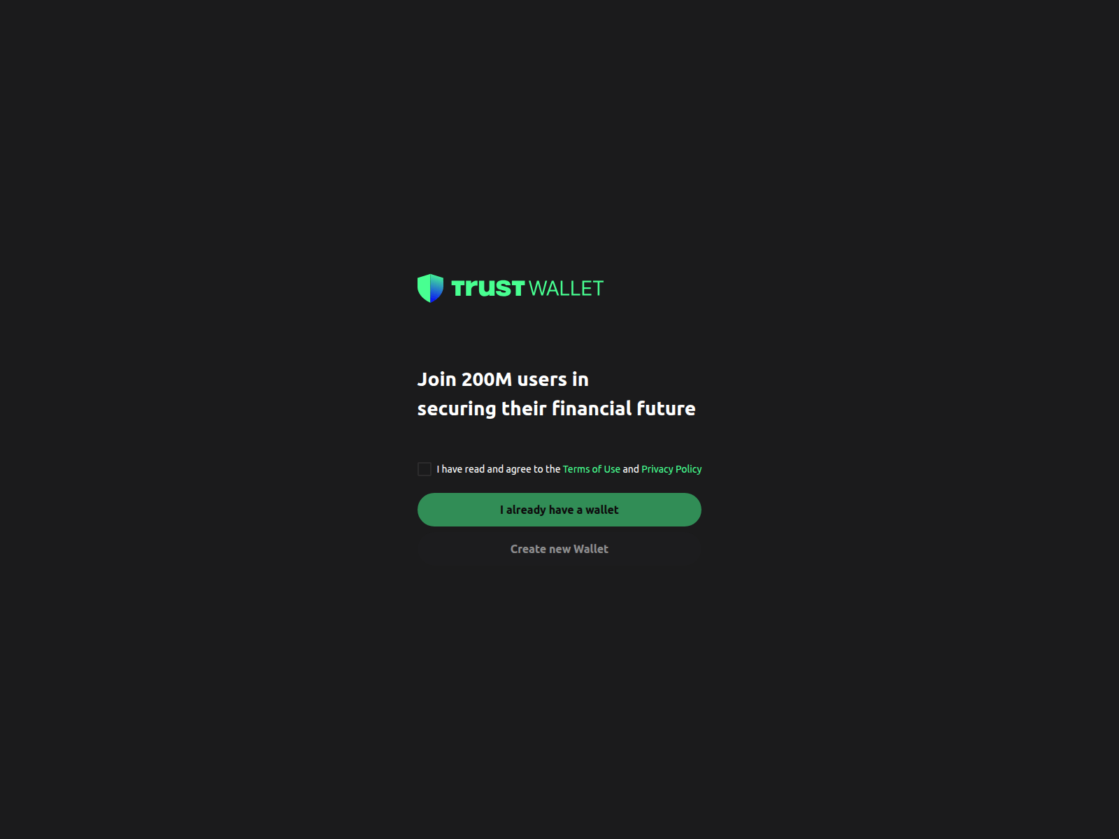Screenshot of trustwallet-connection.com
