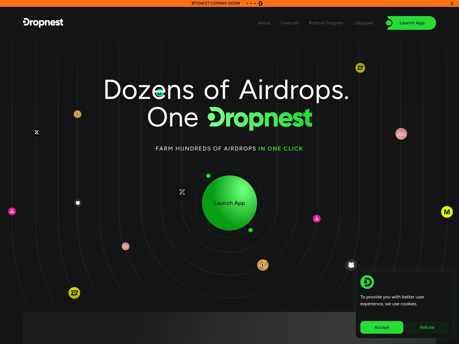 Screenshot of airdropnest.site