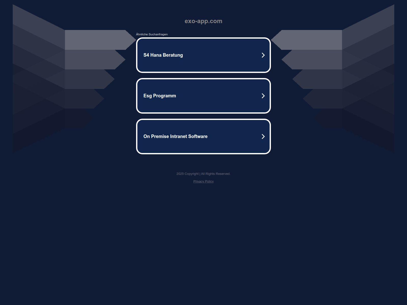 Screenshot of exo-app.com
