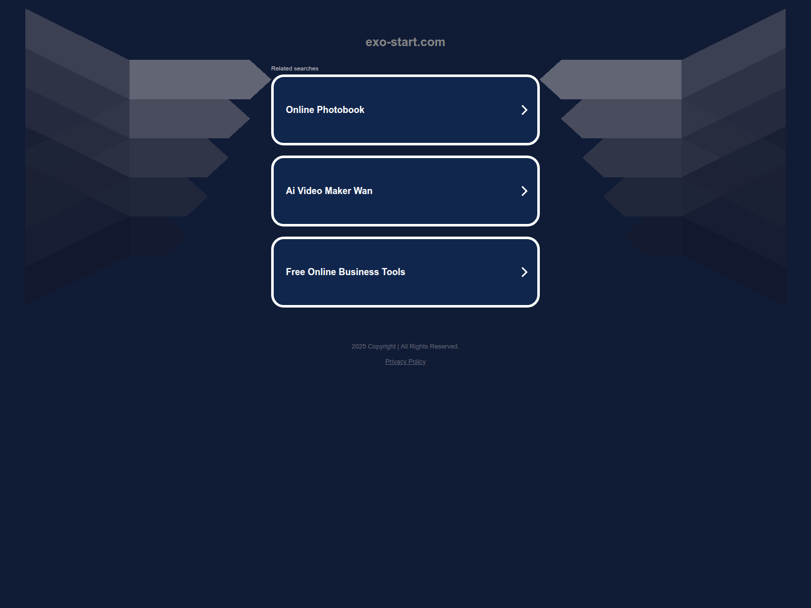 Screenshot of exo-start.com