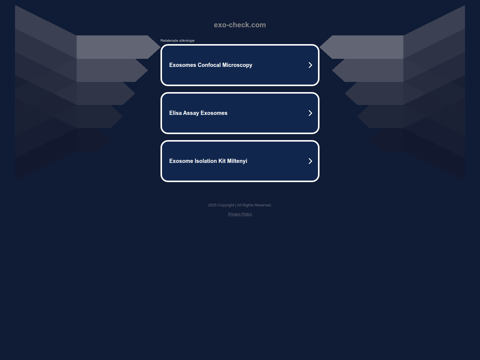 Screenshot of exo-check.com