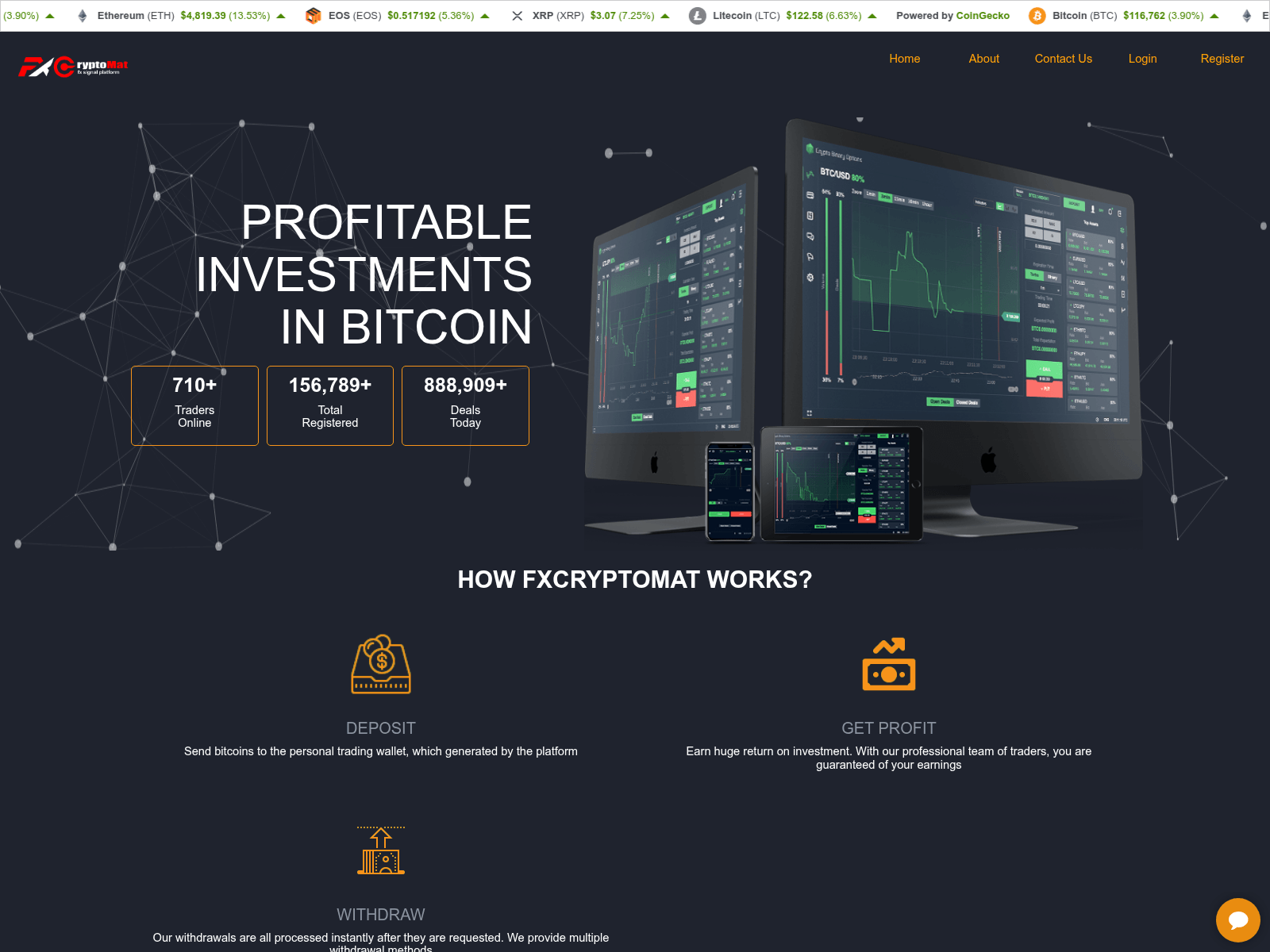 Screenshot of fxcryptomat.com