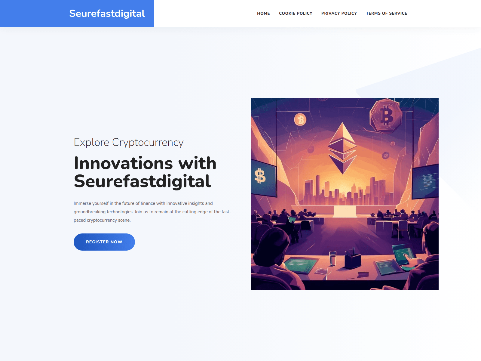 Screenshot of seurefastdigital.com
