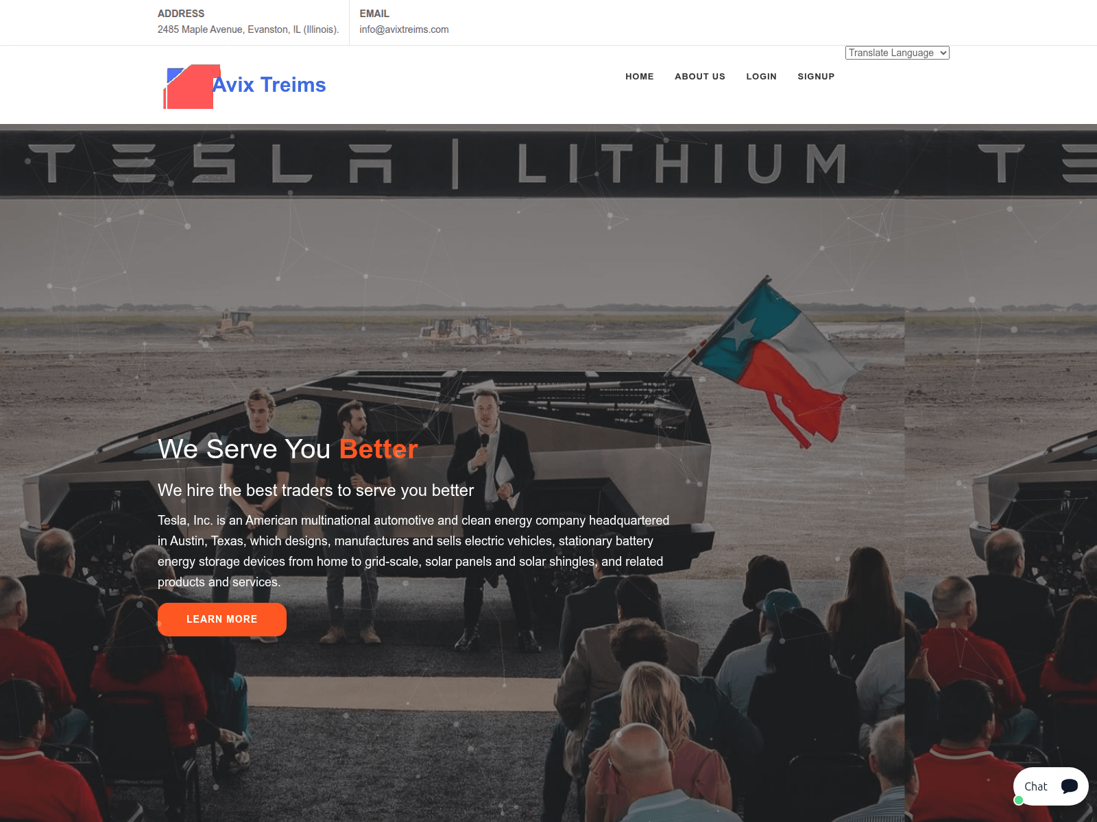 Screenshot of teslatsax.com.affiliatemarketingslitepro.live