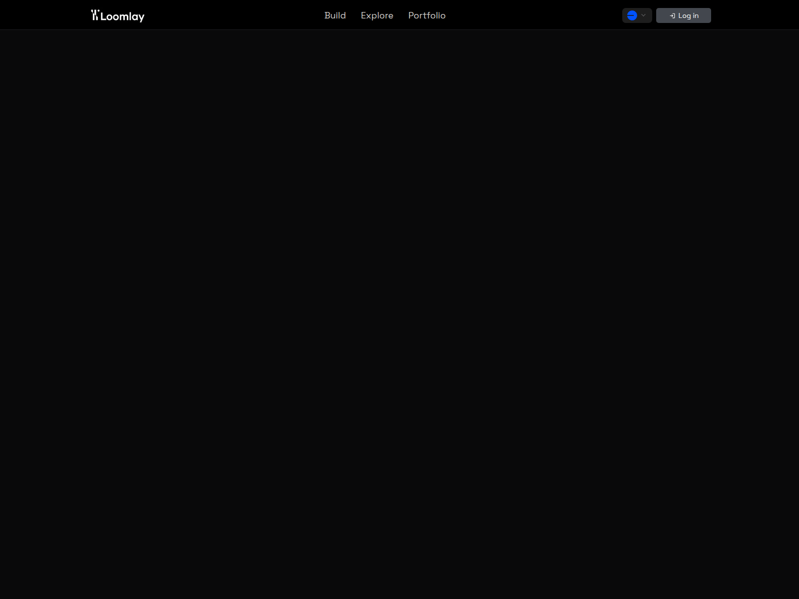 Screenshot of app.loomlay.com